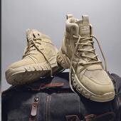 正品 靴户外运动登山徒步沙 高帮英伦风覆古工装 高货马丁靴男鞋 秋季