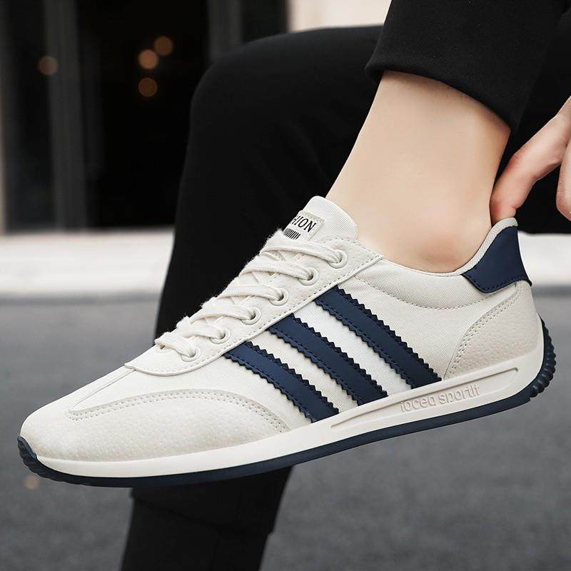 正品高货男鞋2025新款夏季透气潮牌百搭休闲板鞋男士运动软底德训,流行男鞋,单鞋,淘宝优惠券,粉丝福利购,淘宝优惠卷