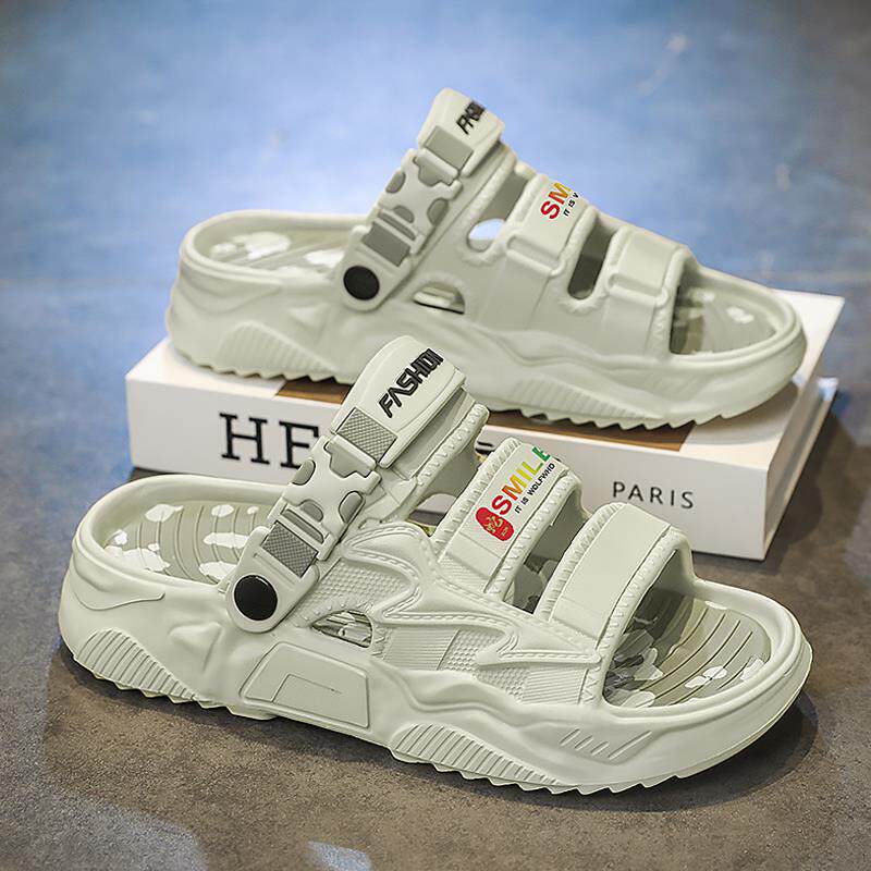 高货小众凉鞋男款2025新款夏季外穿踩屎感厚底沙滩鞋司机专用开车