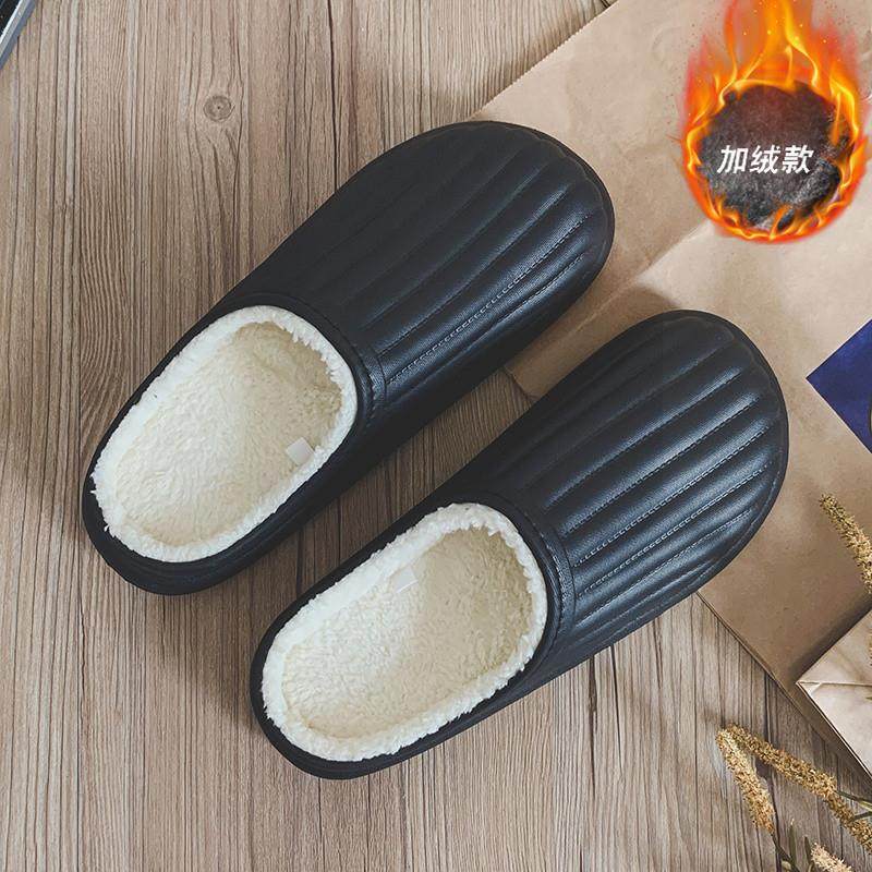 正品高货棉拖鞋男冬季加绒保暖二棉鞋居家防滑防水外穿男士拖鞋大,流行男鞋,一字拖,淘宝优惠券,粉丝福利购,淘宝优惠卷
