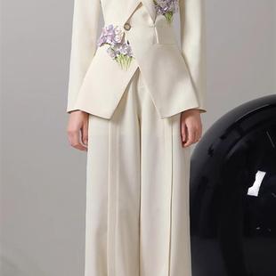 职业套装 外套女2025气质设计感小众高级感阔腿裤 小西 高货西装 正品