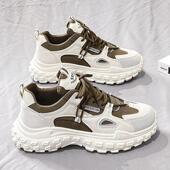 高货网红爆款 男鞋 2025新款 正品 夏季 百搭休闲增高小白运动港风老爹