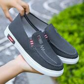 高货防滑耐磨牛筋底 老北京布鞋 男板鞋 正品 轻便透气帆布鞋 舒适柔