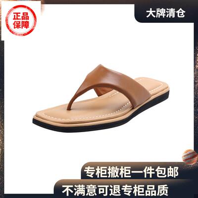 人字拖FairyWink 卡顿剧院～！小众设计平底夹趾人字拖