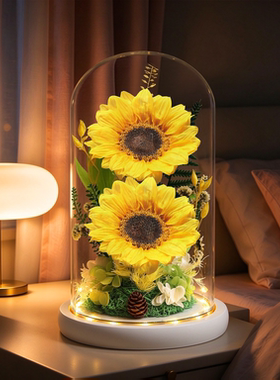 教师节礼物向日葵永生花礼盒