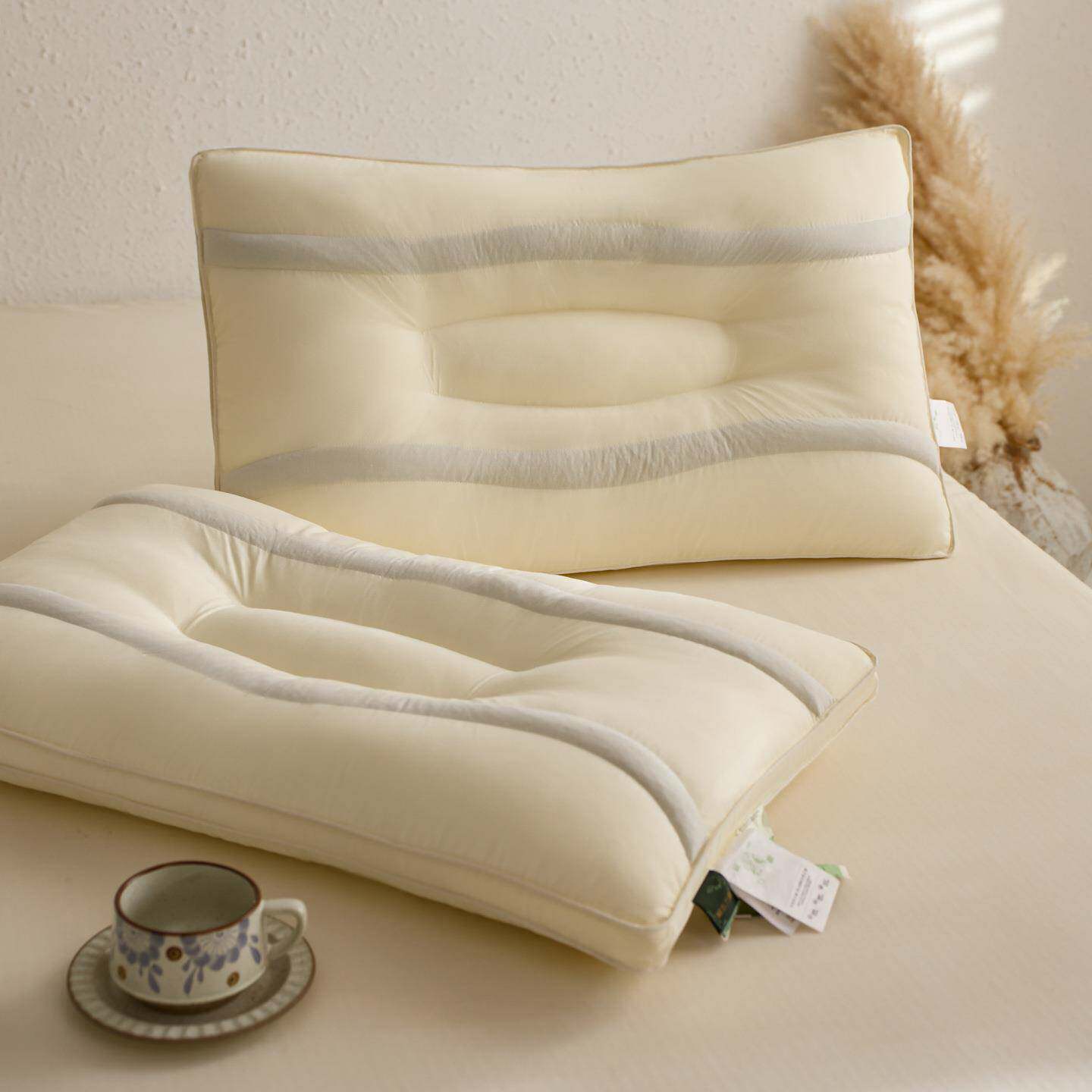 决明子睡眠枕头木本家用薄枕头女护颈枕单人护颈椎助睡眠枕芯