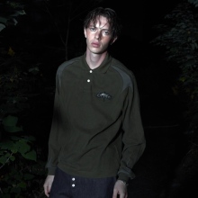 (TBHNP) theboyhasnopatience 曙光辉月结构polo长袖简约百搭休闲