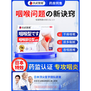 咽喉炎慢性咽炎贴止咳嗽化痰喉咙有痰异物感咽扁