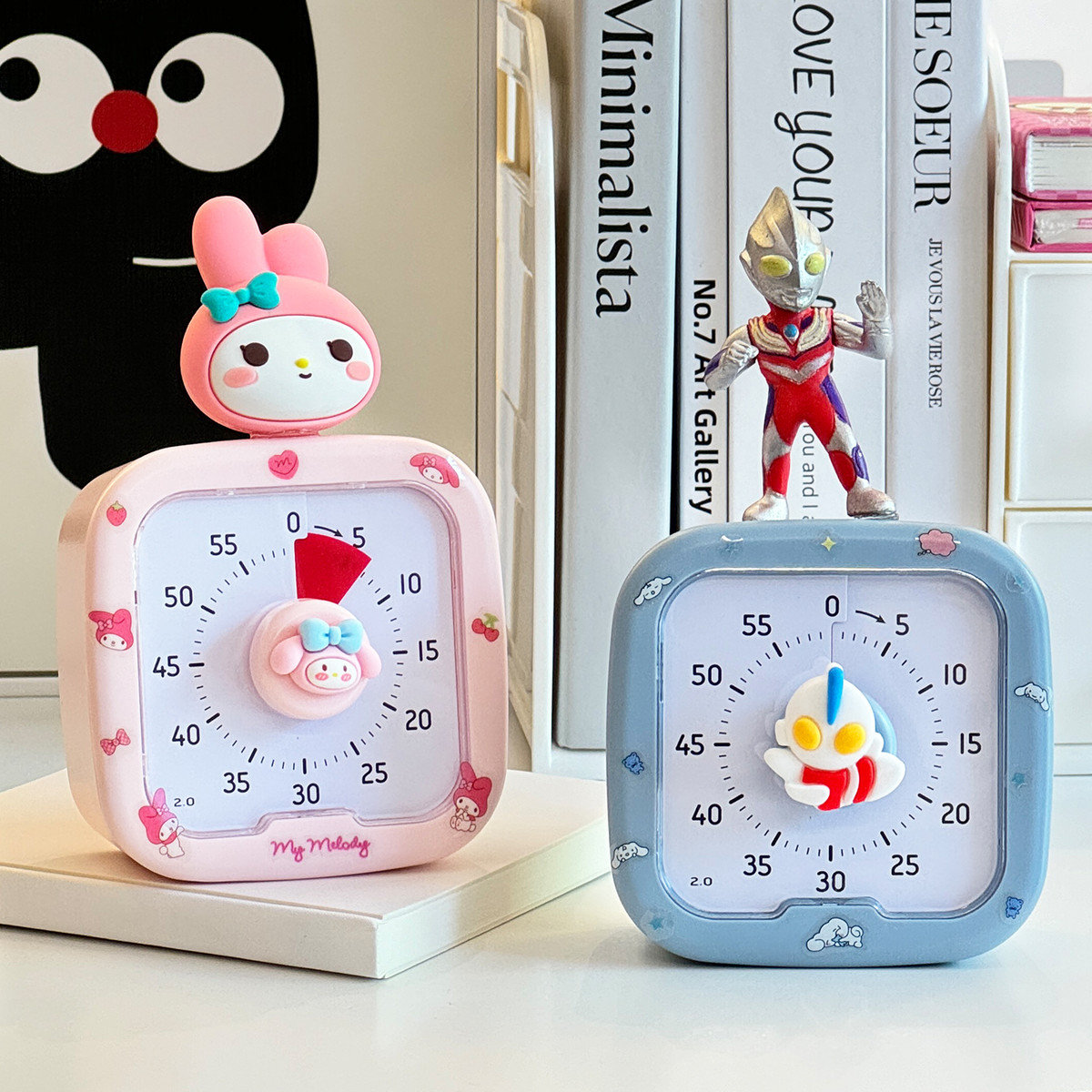 儿童学习专用闹钟定时提醒时间管理器可视化计时器小学生自律神器