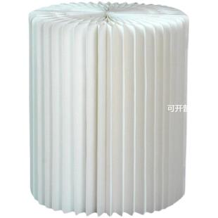 异色圆柱展示台折叠甜品台橱窗道具中岛陈列展示架地台 纸展