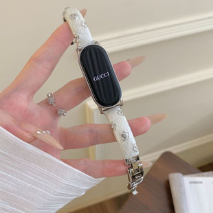 适用小米手环10表带8 红米watch5苹果s9se 9pro腕带7NFC标准陶瓷版