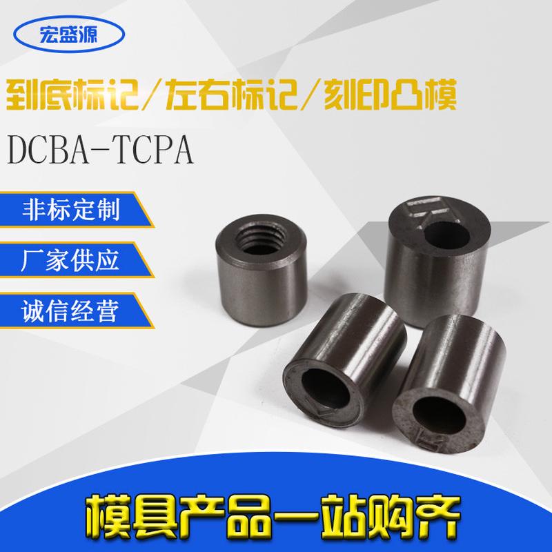 到底标记 左右标记 刻印凸模-DCBA-TCPA厂家直销汽车冲压模具配件