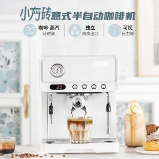 KJMD小方砖K929意式 咖啡机家商用小型半自动打奶泡浓缩萃取一体机
