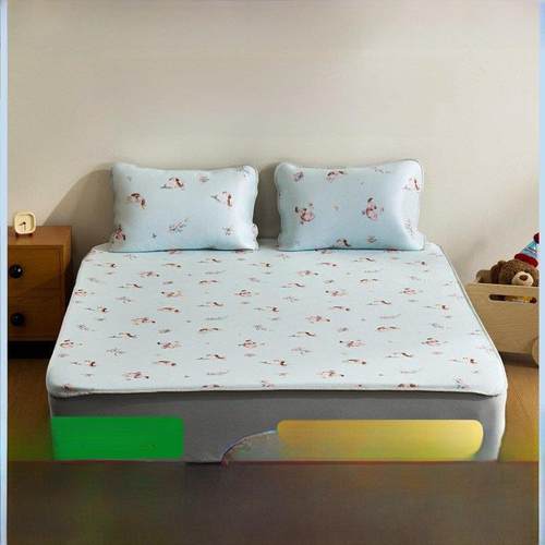 梦洁宝贝A类凉席家用空调冰垫床单床笠可机洗学生宿舍床垫冰丝席