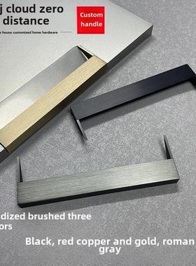 意大利钓鱼把手橱柜门隐形把手可访问豪华18板嵌入式Poliform开槽