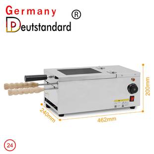 烟囱面包圈机商用小型烤面包设备电热烤饼机工厂直销外贸出口110V