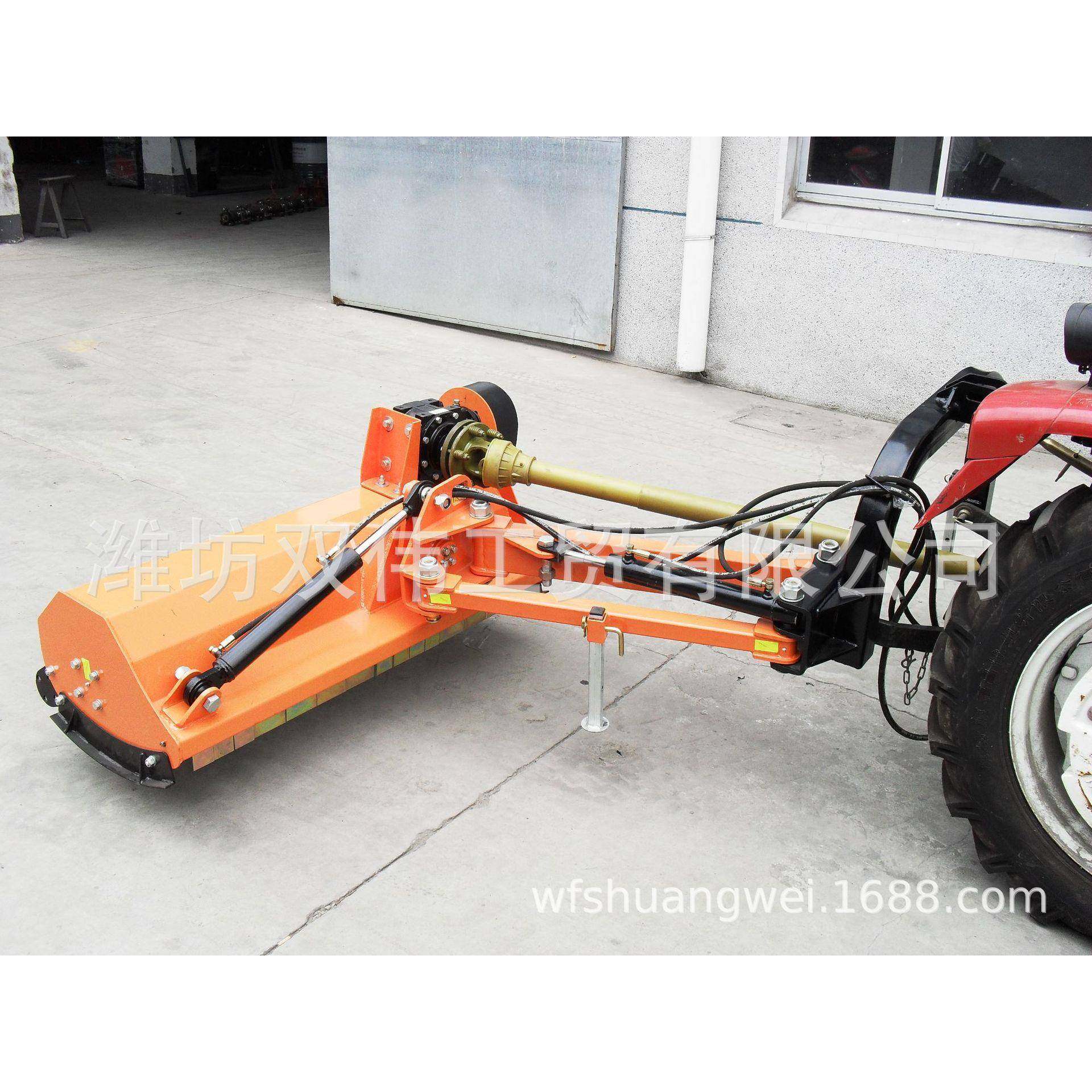 拖拉机传动轴带动重型甩刀式连枷割草机工作宽度2.2米AGF-220