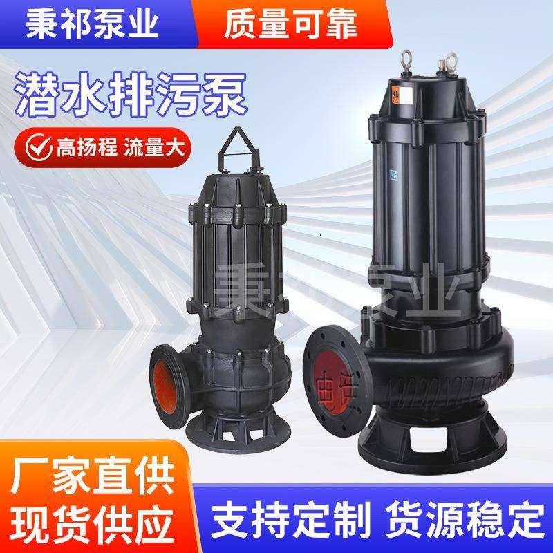 厂家供应潜水泵排污泵大流量无堵塞排污泵大型工业排水立式污水泵