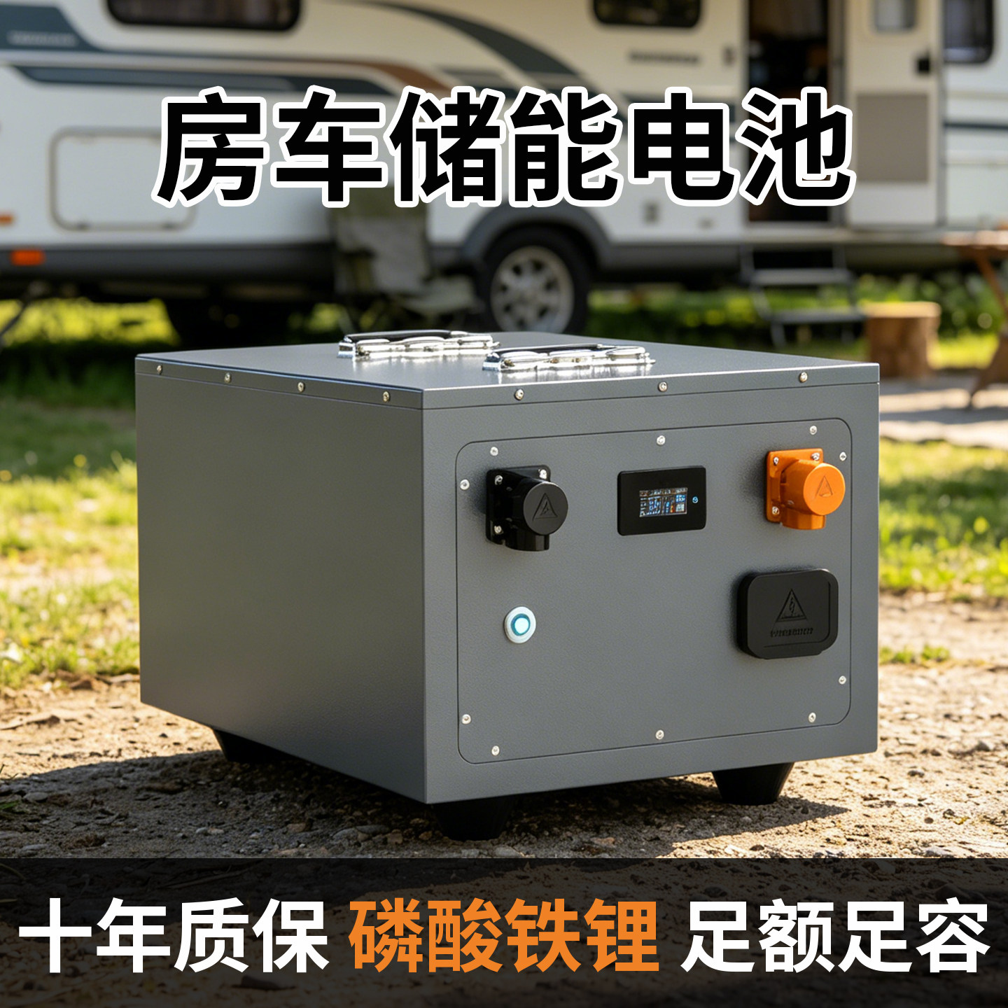 房车专用电源磷酸铁锂电池大容量大单体电芯1000ah货车驻车空调房车12v24v48伏供电快递三轮