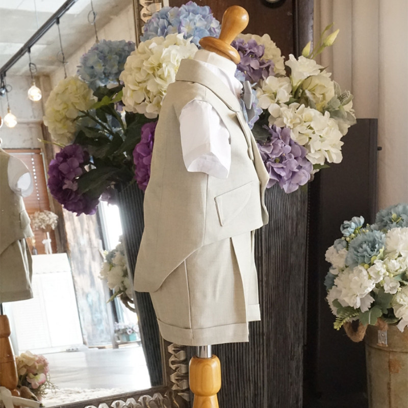 儿童西装套装男童礼服燕尾服男宝宝周岁生日演出服小提琴英伦风新