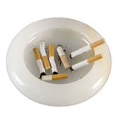 玉石烟灰缸定制手工家用天然石头大理石材烟灰缸客厅中式 大号摆件