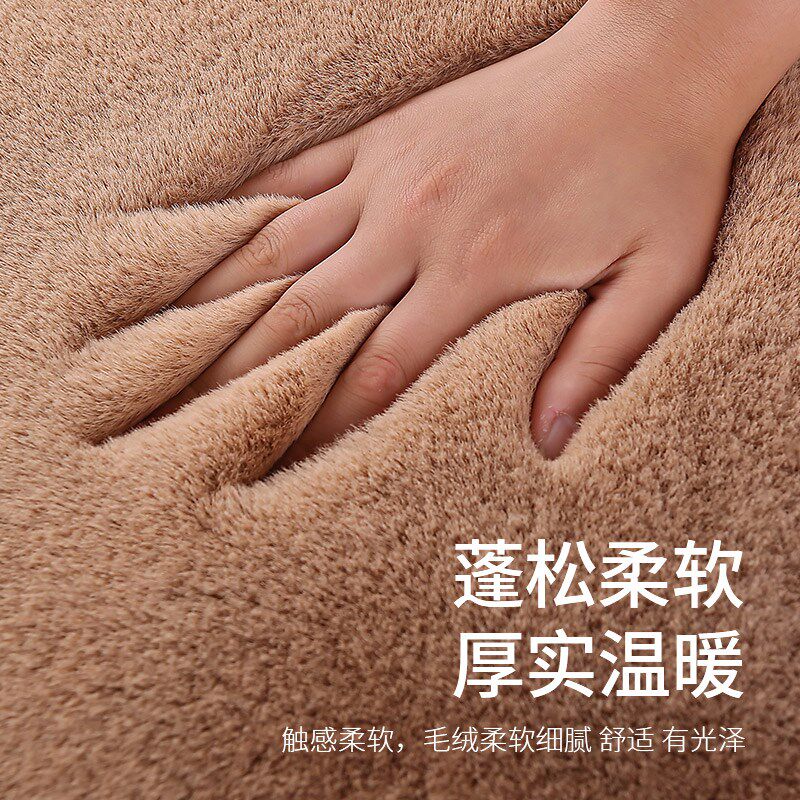 汽车坐垫四季通用三件套冬季毛绒单片方垫无靠背座垫男女2026新款