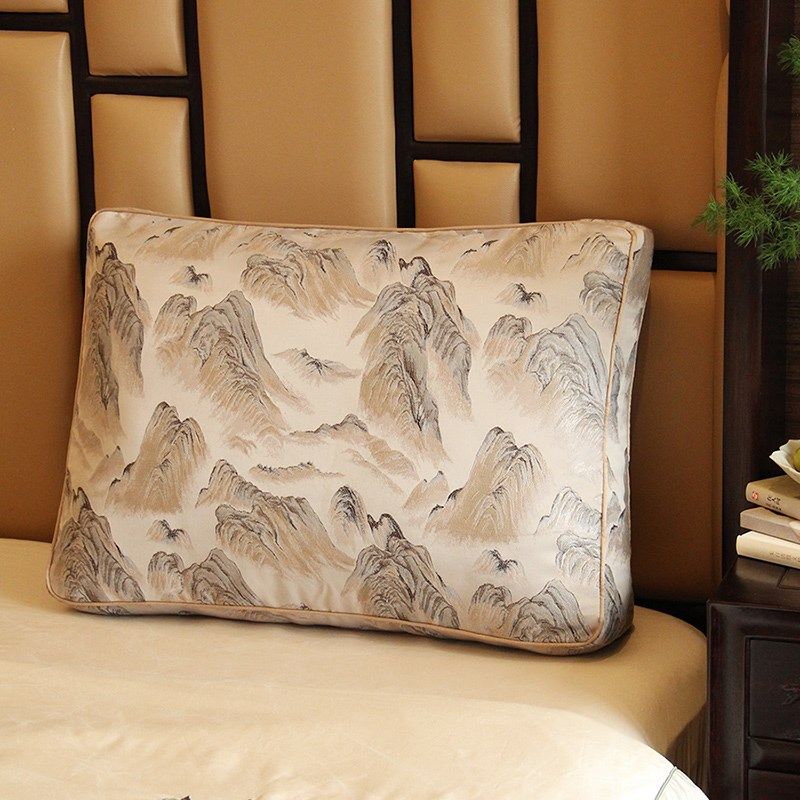 中式抱枕靠枕床头靠垫客厅实木沙发大靠背抱枕套罗汉床软包靠背垫