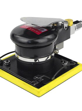 百马BM-M8气动打磨机正方形震动气磨腻子砂纸机拉绒带夹100*110mm