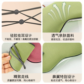 助眠眼罩睡眠专用遮光神器女生耳塞男真丝挂耳式 睡觉护眼睛罩学生