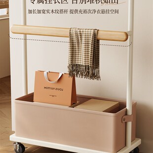 精选衣架落地卧室高级感挂衣架家用铁艺简易晾衣架室内客厅移动衣