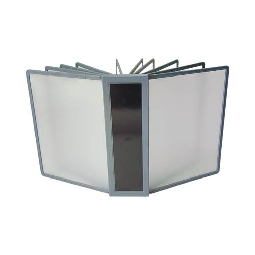 A4壁挂式翻页文件夹展示架资料架活页文件架磁吸菜谱指导书广告册