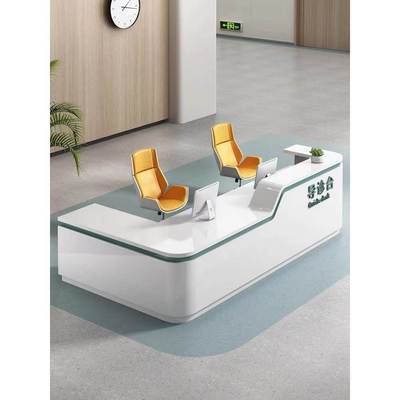 医院护士站工作台定制预检分诊台口腔诊所前台卫生院导医台导诊台