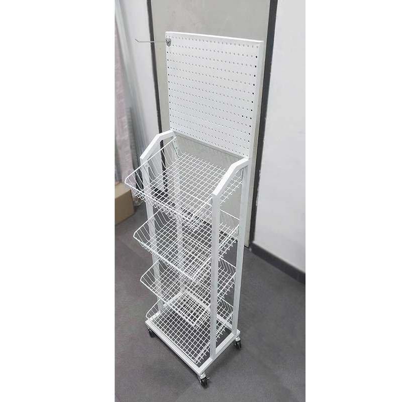 超市便利店小货架化妆品袜子多孔展示促销架子洞洞板药品移动万能