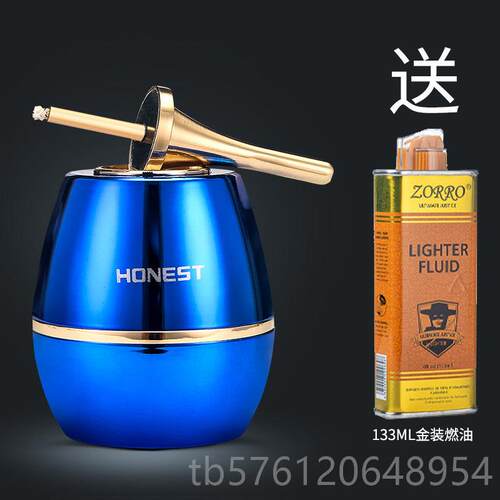 正品百诚创意个性油混柴合万次火点器台式火桌面金属煤油打火机礼