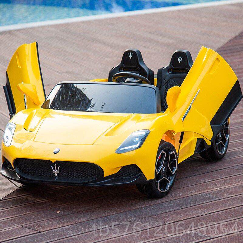 正品正版莎拉蒂Maserati 玛双Corse20宝人座儿童电动车宝可坐遥控