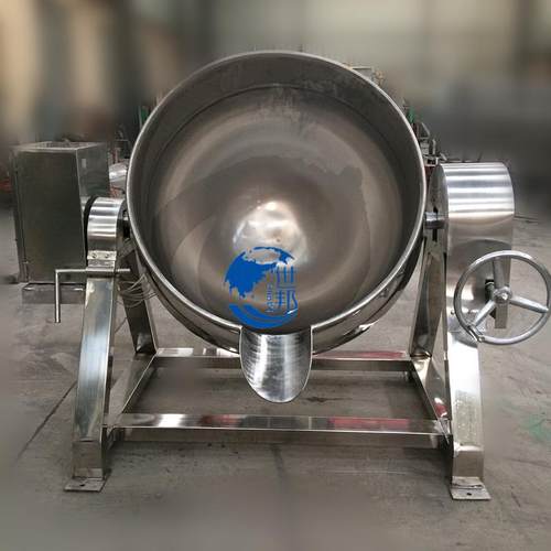 红糖熬制锅不锈钢蒸汽加热可倾式蒸煮夹层锅姜糖膏搅拌锅