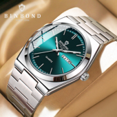 商务潮流双日历手表男士 BINBOND手表男款 全自动防水时尚 名牌腕表