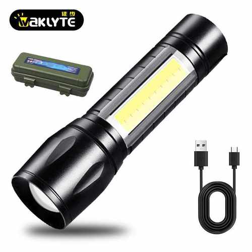 强光手电筒超亮户外便携充电迷你远射长续航手电筒