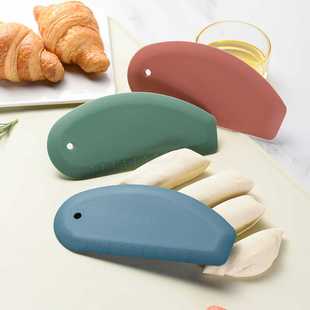 家用厨房带刻度硅胶切面刀软硅胶刮刀烘焙工具刮板肠粉馒头面粉刮