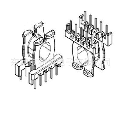 ATQ17高频变压器骨架ATQ17卧式5+5骨架 BOBBIN