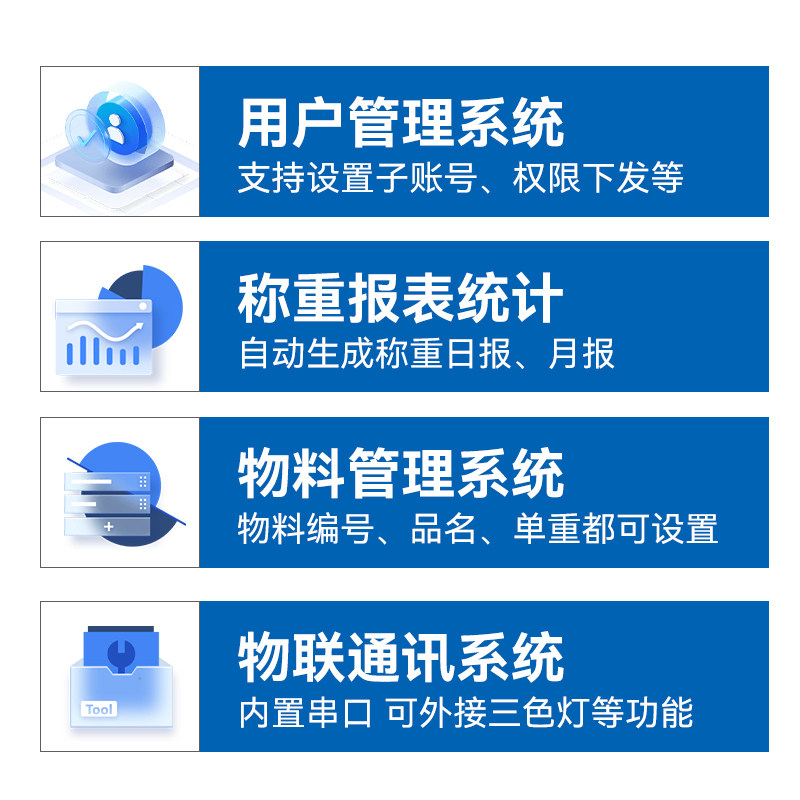 储存物料称重记录智能打印电子秤报表可以查询不干胶出票标签纸