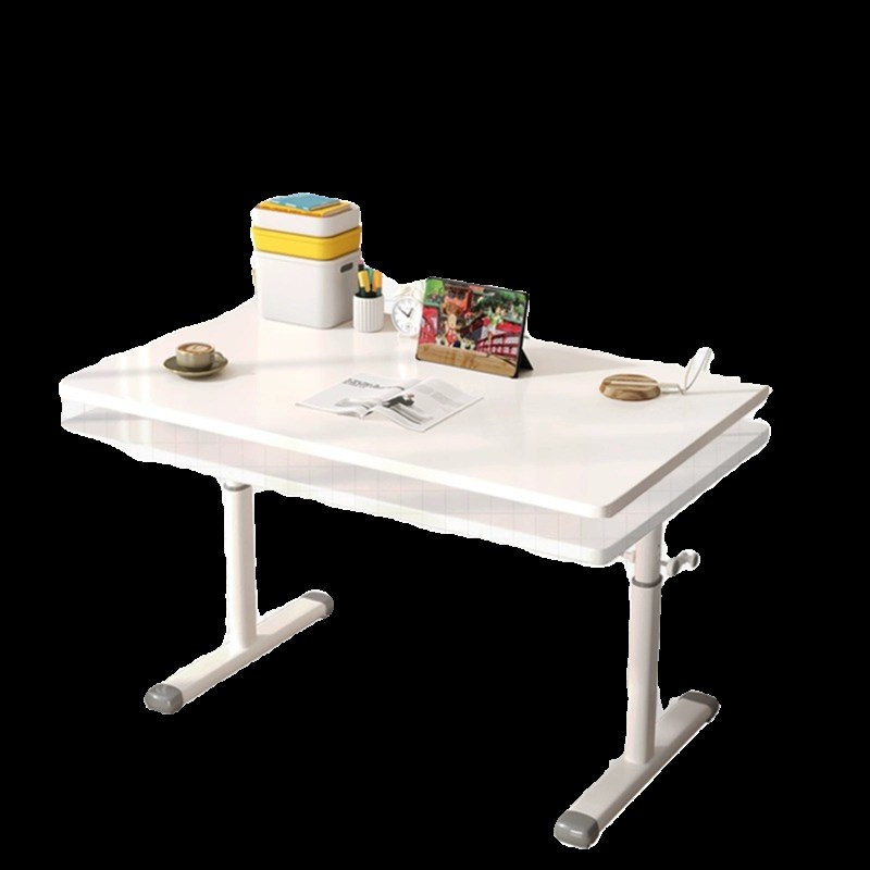 手摇升降桌子电脑桌家用卧室学习书桌学生书桌办公桌工作台
