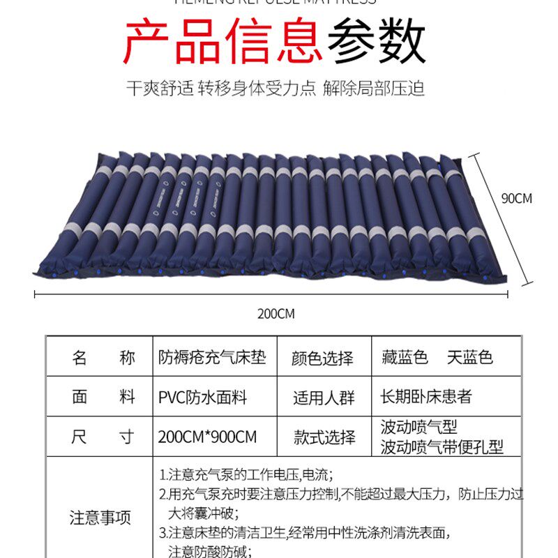 老褥疮垫病床防压疮翻身褥子痪单瘫卧床医护理院充气床垫