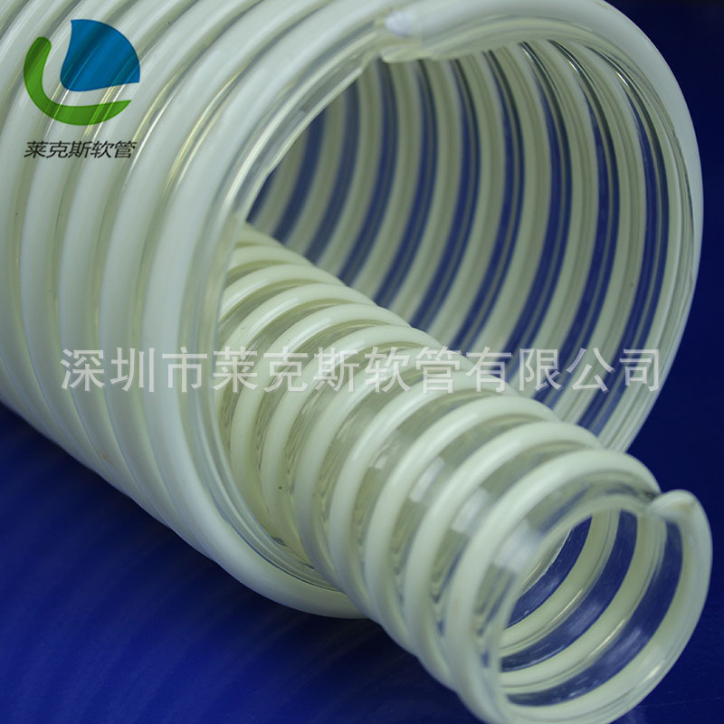 厂家直售PU防静电软管工业真空吸尘器抗磨损防静电保护管