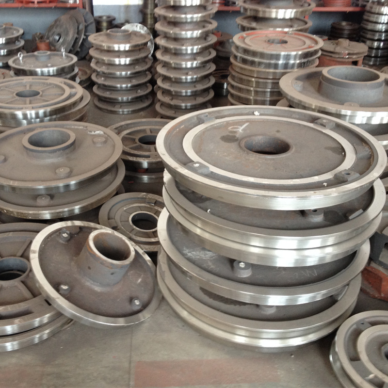 叶轮 副叶轮 蜗壳 护板 填料环 叶轮 泵轴 填料箱 渣浆泵配件