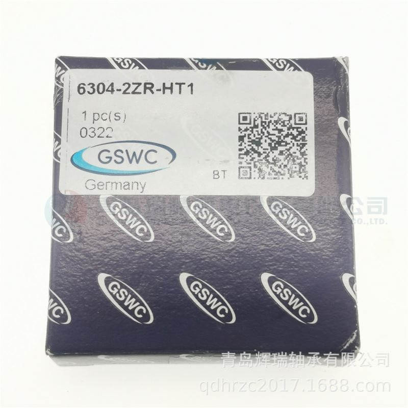 德国进口 GSWC 耐高温350°轴承 6304-2ZR-HT1