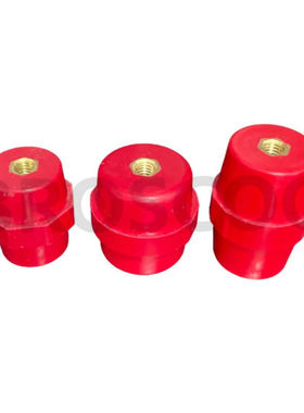 SEP 红色绝缘子支柱零排绝缘子半杆新能源sep绝缘柱连接器绝缘