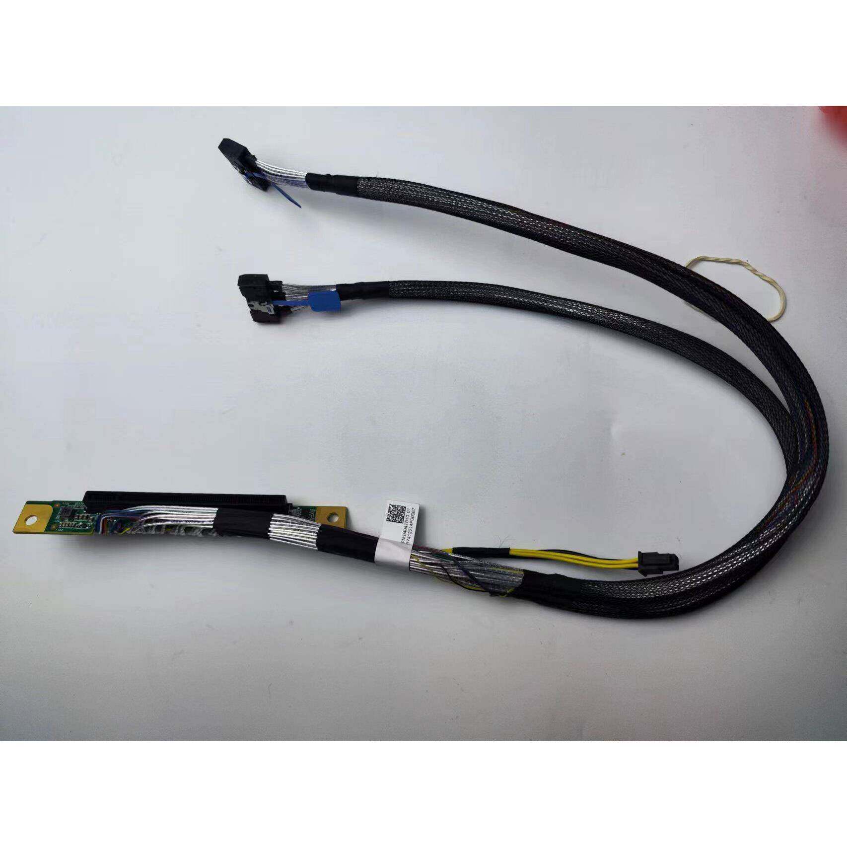 GPU 显卡PCIE16X转2个MCIO 8X服务器GEN5数据线转接板卡 0404T010