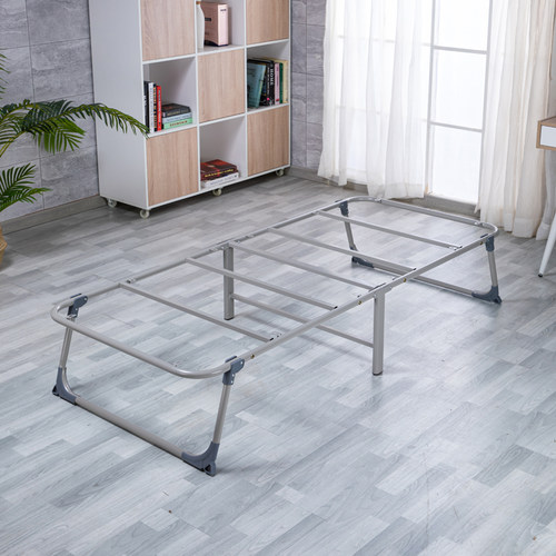 免安装可折叠午休床 承重午睡床185x90x35cm 铁架金属折叠床家用