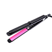 卷直发器凹凸U型弧形夹板空气刘海C弯发尾内扣梨花头离子烫卷发棒